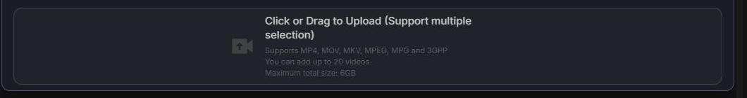 Lokal videoupload i Recapo