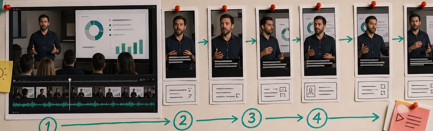 Webinar to Short Clips with AI: A Practical Repurposing Workflow for Marketing Teams Recapo blog guide